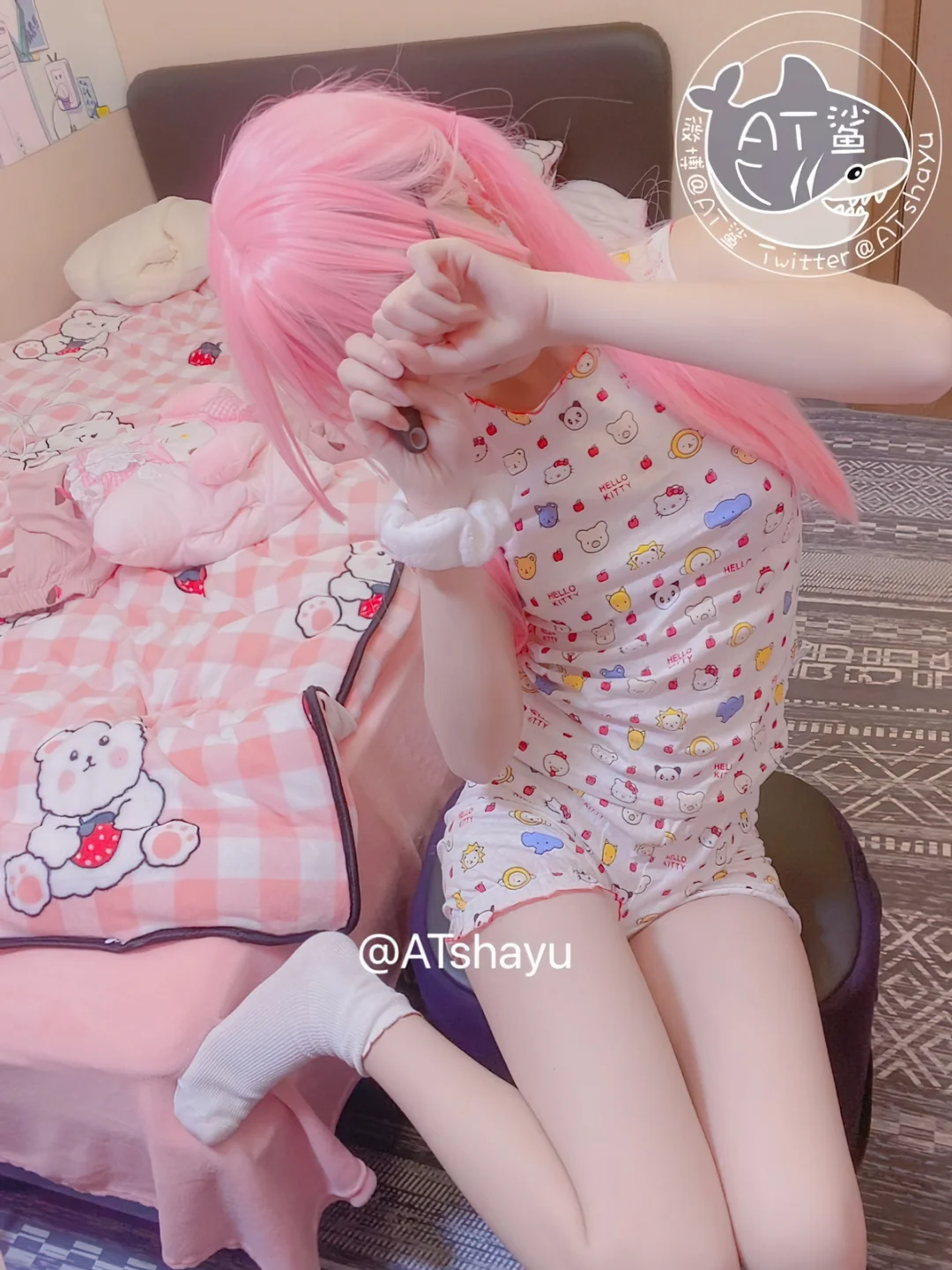 AT鲨 - 居家鲨鲨 [49P-75MB] tg@simisebaisi 【丝足阁】032.webp